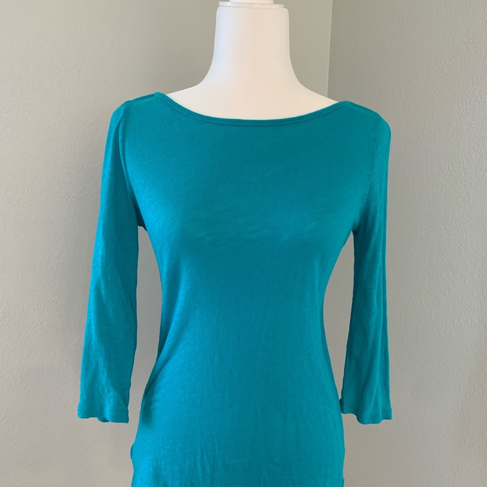 Boat Neck Tee 3/4 sleeve